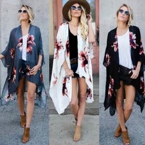Floral kimono
